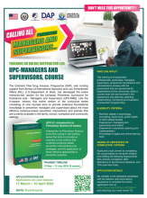 The Drug Advisory Programme (DAP), with funding support from The Bureau of International Narcotics and Law Enforcement Affairs (INL), US Department of State, has developed the online instructor-led version of the Universal Prevention Curriculum for Substance Use – Managers and Supervisors (UPC-M&S). Like the in-person version, this online version of the curriculum series consisting of nine courses aims to provide extensive foundational knowledge to prevention managers and supervisors about the most.