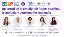 ISSUP CICAD Youth Webinar- Spanish flyer