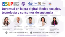 ISSUP CICAD Youth Webinar- Spanish flyer