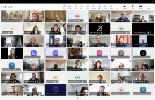 Screenshot of Virtual Meeting