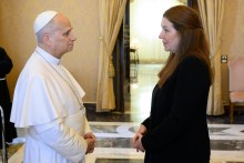 Photograph from the international Faith Based Meeting in Rome.