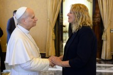 Photograph from the international Faith Based Meeting in Rome.